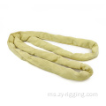 1-6ton Flat mengangkat barang aramid bulat sling